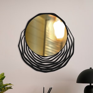 Metal and Plexiglass Modern Mirror Wall Decor, Living Room Wall Art, Dresser Mirror, Beauty Mirror, Suit Up Mirror Plexiglass Wall Decor