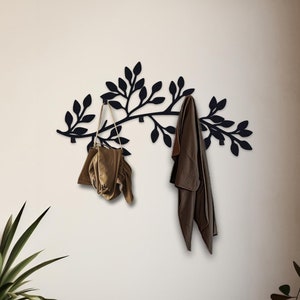 EXTRA LARGE Tree of Life Branches Coat Rack, Metal Wall Hooks, Entryway Organizer, Coat Rack, Farmhouse Wall Hanger, Metal Wall Art