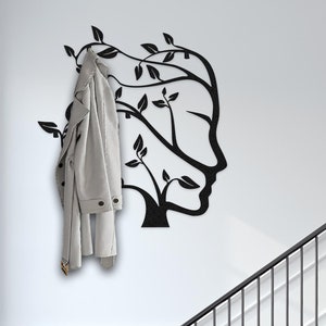 Branch Metal Coat Rack, Metal Coat Rack, Bag Holder, Wall Mount Coat Hanger Rack, Hat Rack Entryway Organizer, Clothes Hanger,Home Decor,