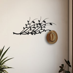 Large Metal Coat Rack, Tree Branch Coat Rack, Wall Mount Rustic Coat Hanger Rack, Entryway Wall Art, Hat Rack Entryway Organizer