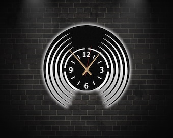 Geometryczny metalowy zegar ścienny LED, duży metalowy zegar ścienny z diodami LED, minimalistyczny zegar ścienny z funkcją cichej pracy, zegar ścienny w stylu boho, nowoczesny zegar ścienny, wystrój biura