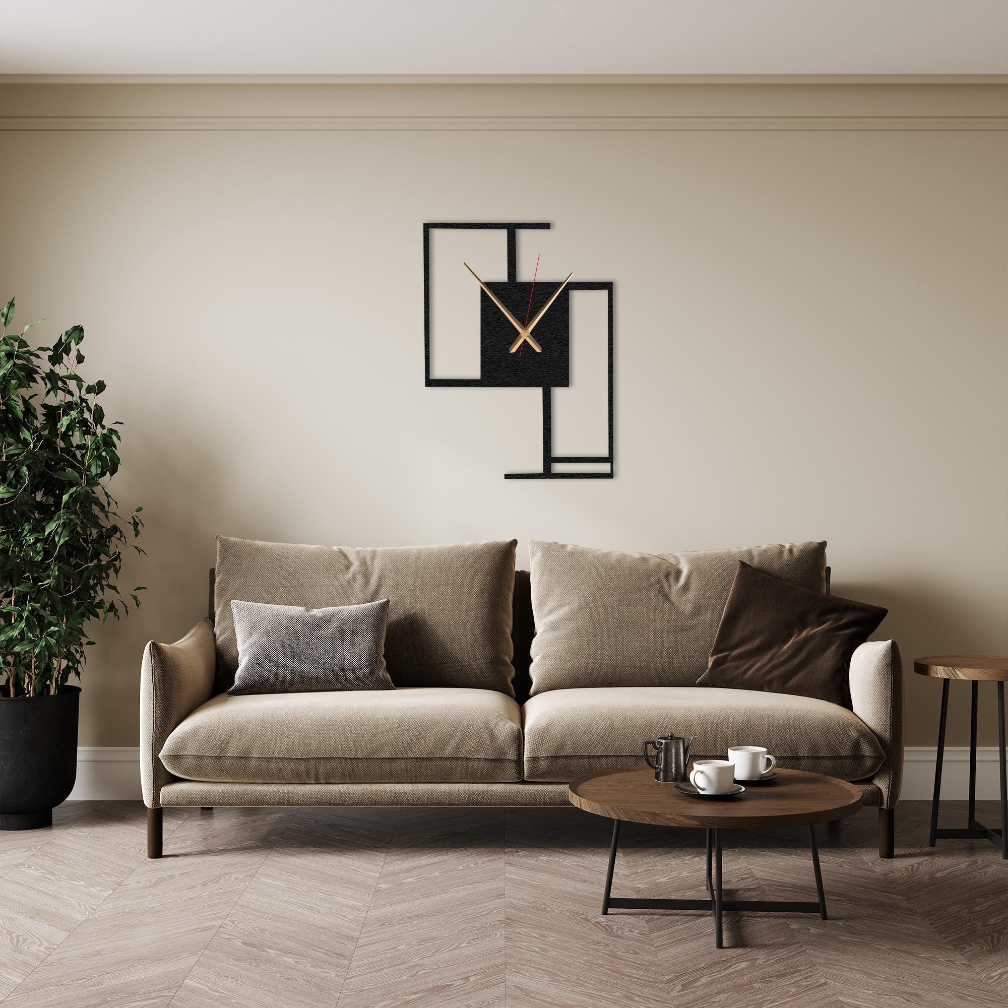 Modern Minimalist Gold Metal Wall Clock, Best Clock Gift for Home, Boho ...