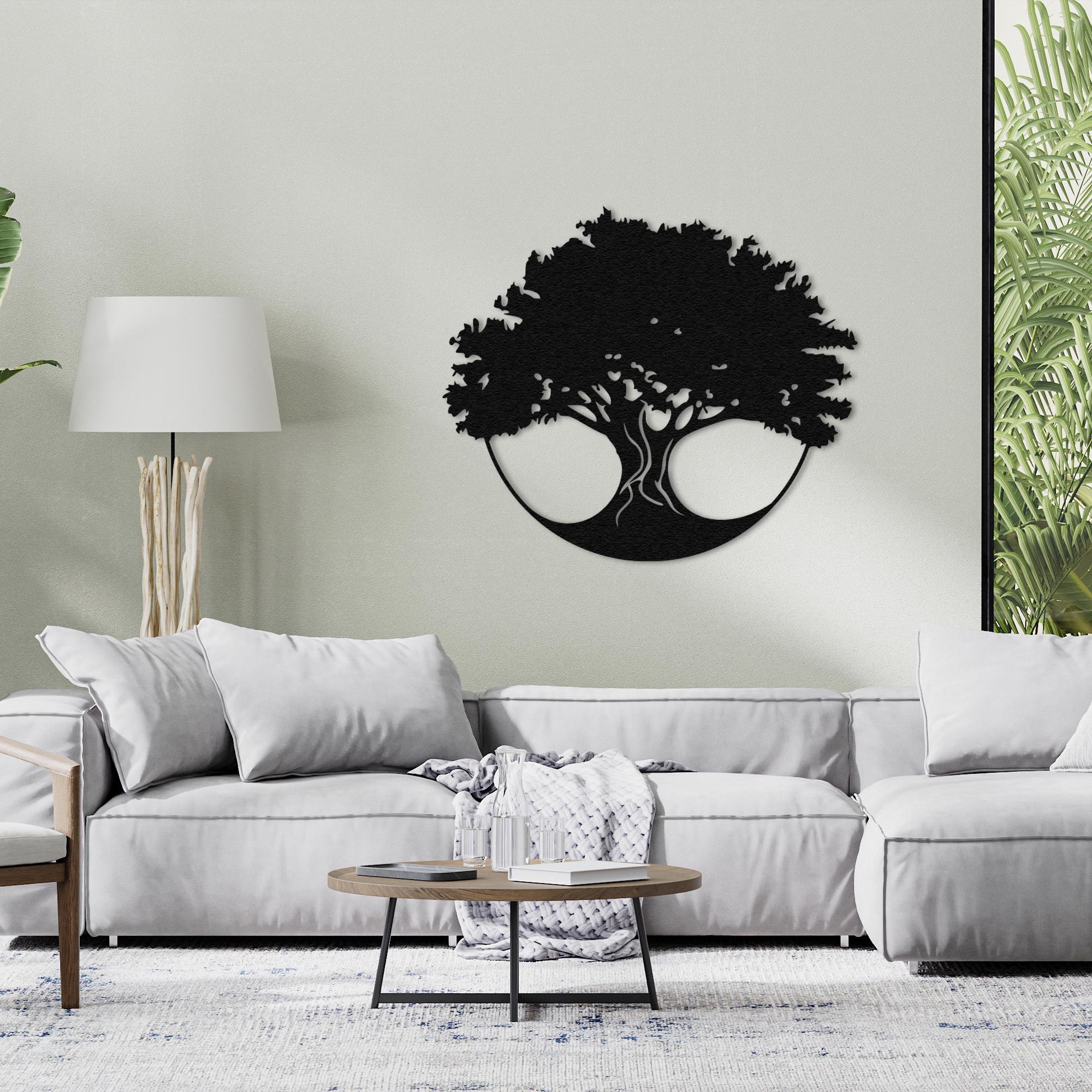 Large Tree of Life Metal Wall Art, Nature Inspired Decor, Metal Tree ...