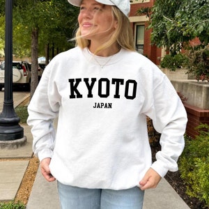 Felpa Kyoto Giappone, Felpa Kyoto, Felpa Giappone, Maglione giapponese, Regalo di trasferimento in Giappone, Regalo Kyoto, Regalo Giappone