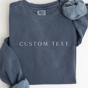 Custom Text Sweater | Personalized Pullover | Customizable Gift | Unique Text Sweater | Custom Message Sweater