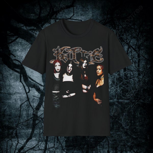 Kittie Band Shirt, Canadese rockband, Kittie T Shirt, Kittie Rock Band Shirt, Shirt voor man, shirt voor vrouw, geschenken, ogen wijd open