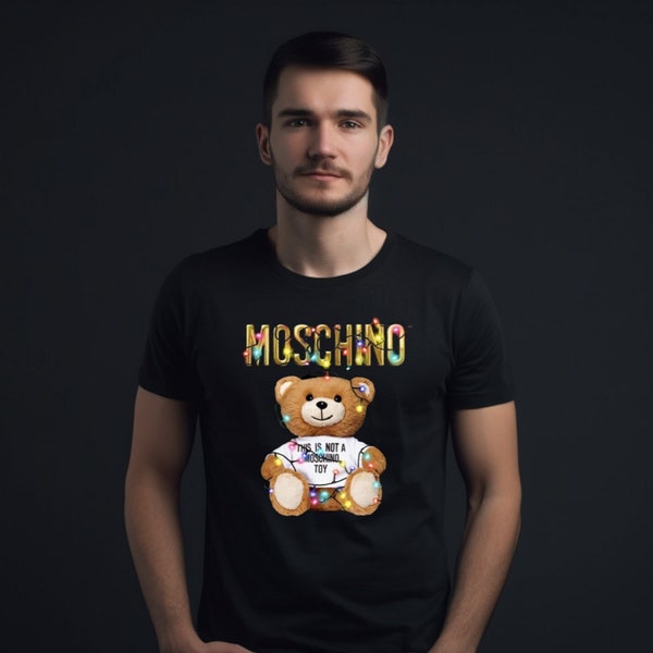 Moschino Vintage T Shirt , Moschino Teddy Bear Shirt , Teddy Bear T Shirt , Shirts For Man , Shirts For Woman , GIfts , Cool T Shirt