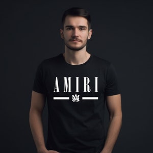 Camisa Amiri, Camiseta Amiri, Camisa de marca, Ropa Amiri, Ropa de lujo, Camisa para hombre, Camisa para mujer, Regalos, Regalo de cumpleaños, Tallas para niños imagen 1