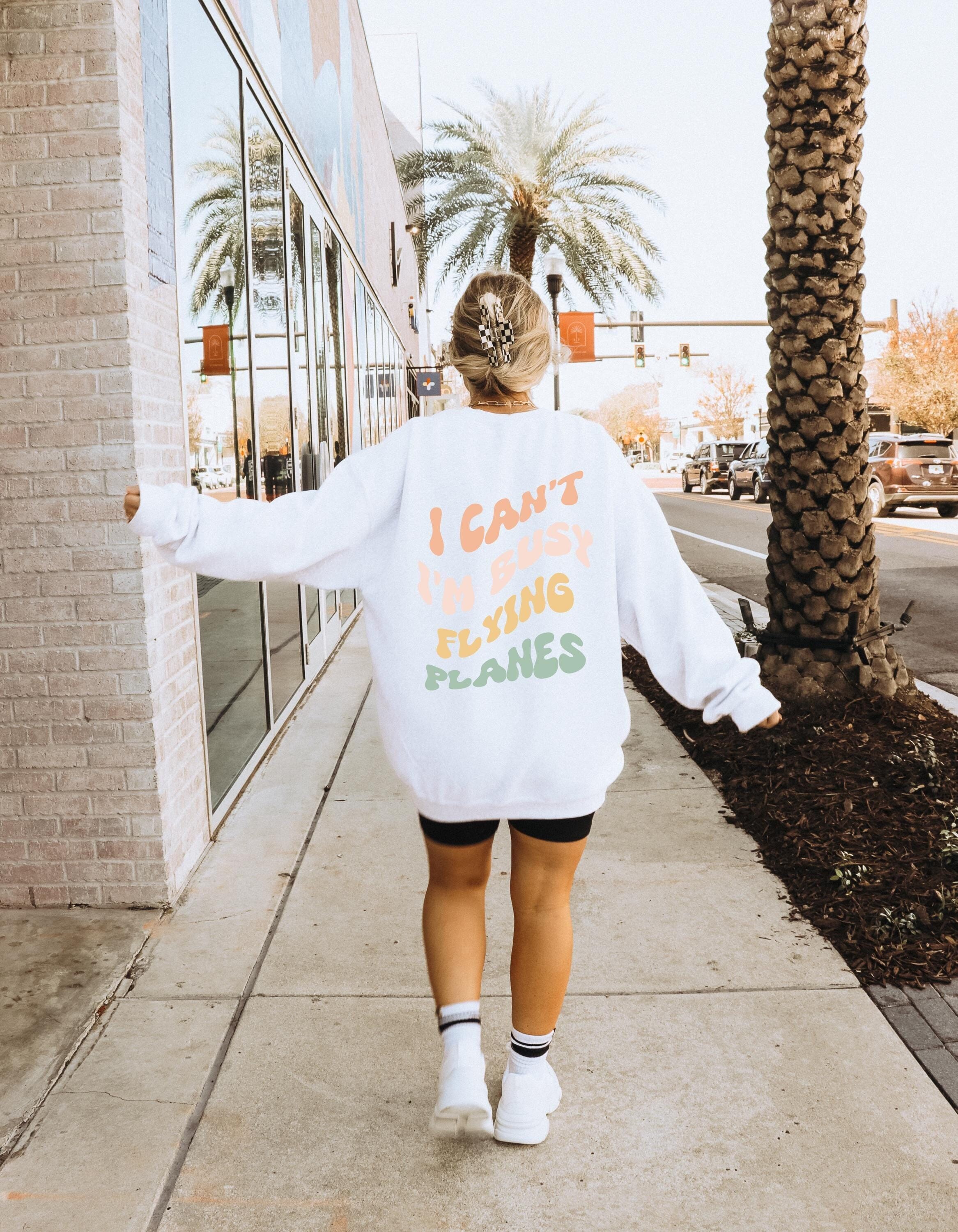 Aviation Sweatshirt | I Cant Im Busy Flying Planes Sweatshirt | Plane Shirt | Pilot Sweatshirt | Airplane Lover | Aviator T Shirt Gift Idea
