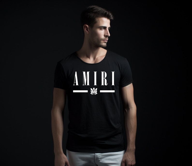 Camisa Amiri, Camiseta Amiri, Camisa de marca, Ropa Amiri, Ropa de lujo, Camisa para hombre, Camisa para mujer, Regalos, Regalo de cumpleaños, Tallas para niños imagen 2