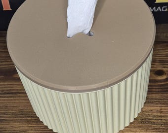 Caja de pañuelos para papel higiénico impresa en 3D / Organizador de baño moderno