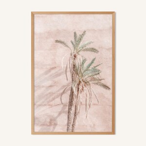 Botanical 1 piece wall art, Moroccan print, bohemian white wall art, desert palm print home decor, boho printable photos