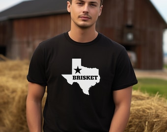 Texas Brisket Shirt, Funny BBQ shirt, Humor cooking tshirt, Barbecue tshirt, BBQ Gift For Men, Dad Husband Grandpa Father's Day Gift For Him