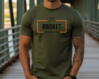 Funny BBQ Shirt, Brisket Shirt, Ribs Shirt, Chicken Shirt, Pork Shirt, Barbecue t-shirt, BBQ Gifts For Men, Dad Husband Grandpa Father's Day