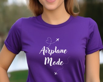 Airplane Mode Shirt, Travel TShirt, Plane Shirt, Adventure Shirt, Travel Tee, Vacation Shirt, Travel Shirt, Vacay Mode, Lets Get Lost Shirt