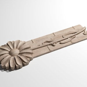Flower 3D Model for CNC STL File
