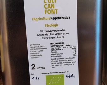 Bio-Olivenöl extra vergine kalt gepresst zum Kochen und für Salatsoßen und 100% rein aus Spanien
