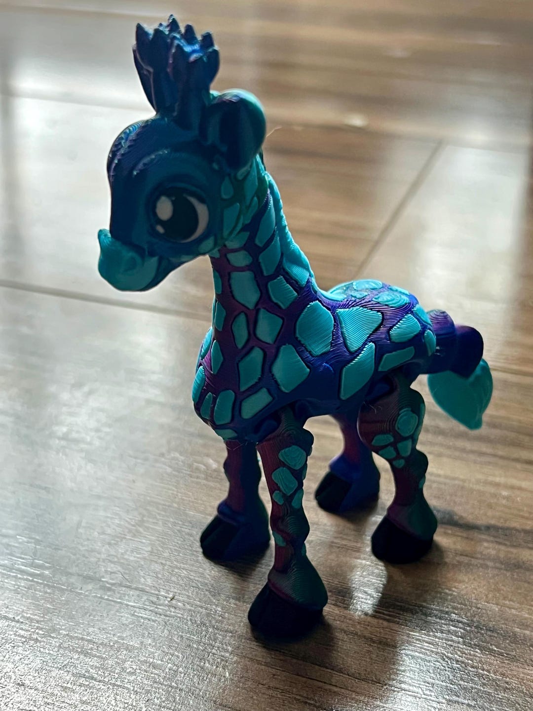 3D Printed Giraffe - Articulated & Fun Colors! - Etsy