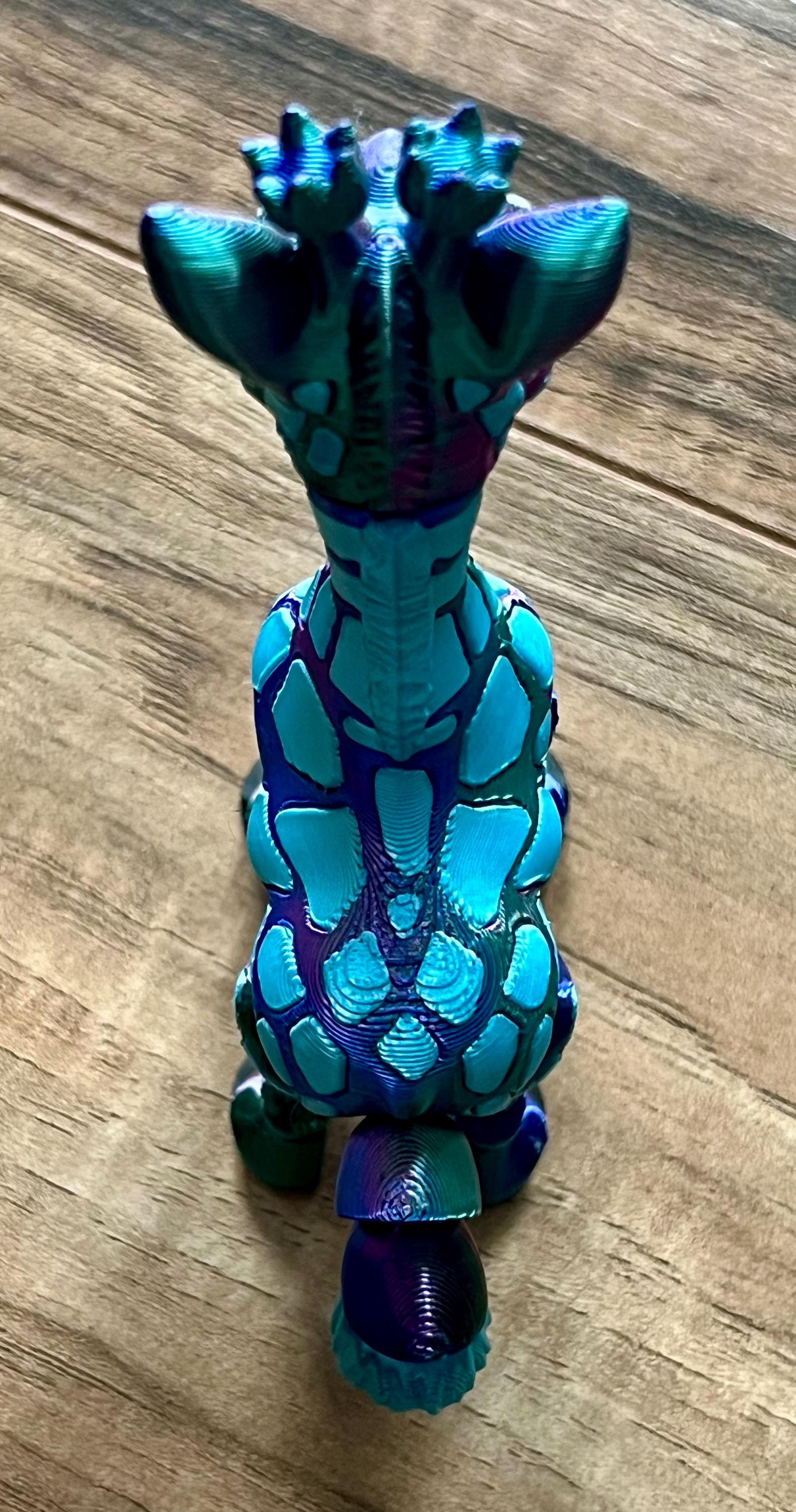 3D Printed Giraffe - Articulated & Fun Colors! - Etsy