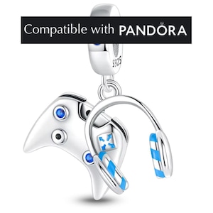 Pingente Gamer em Prata de Lei: Pingente compatível com Pandora para Pulseiras e Colares
