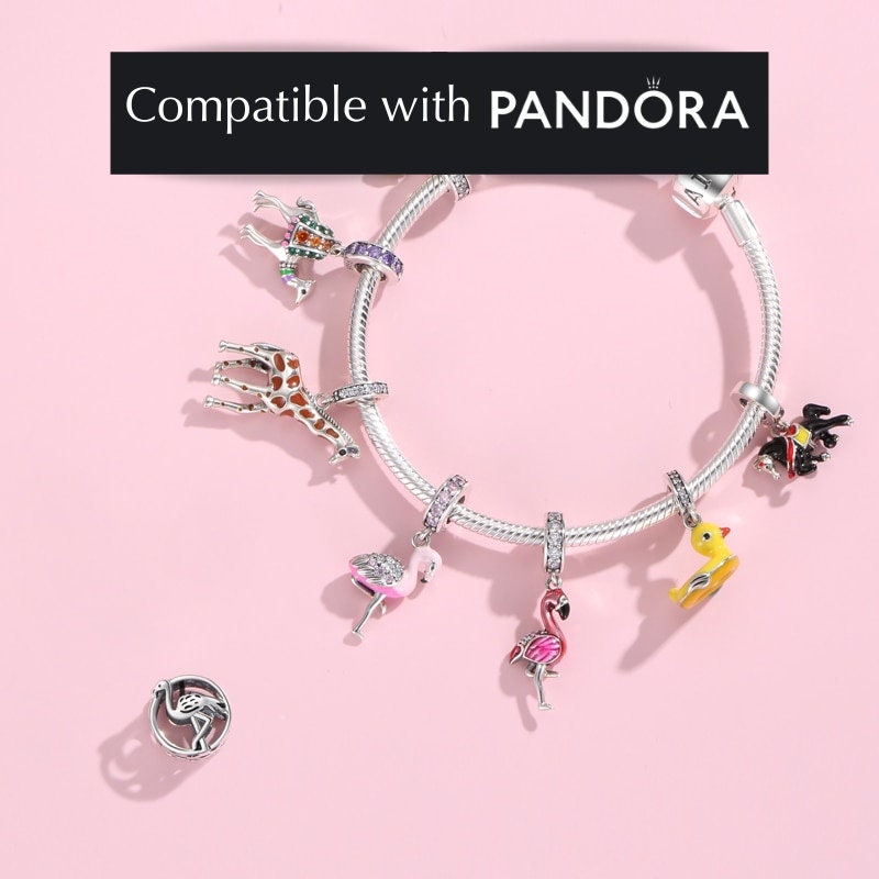 Charm Sucette En Argent 925 – SilberDream, Avec Détail Plastique Rose, Pour Bracelets Et Colliers - 6