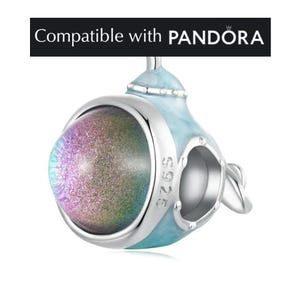 Submarine Charm in Sterling Silver: Pandora Compatible, Nautical Travel Jewelry for Bracelets and Necklaces