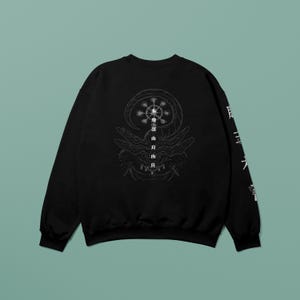 Jujutsu Kaisen Megumi Fushiguro Sweatshirt, Anime Streetwear Pullover, Graphic Everyday Unisex Wear, JJK Cosplay