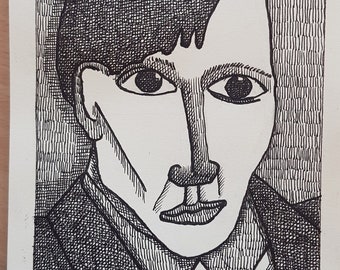 Portrait de Pablo Picasso jeune