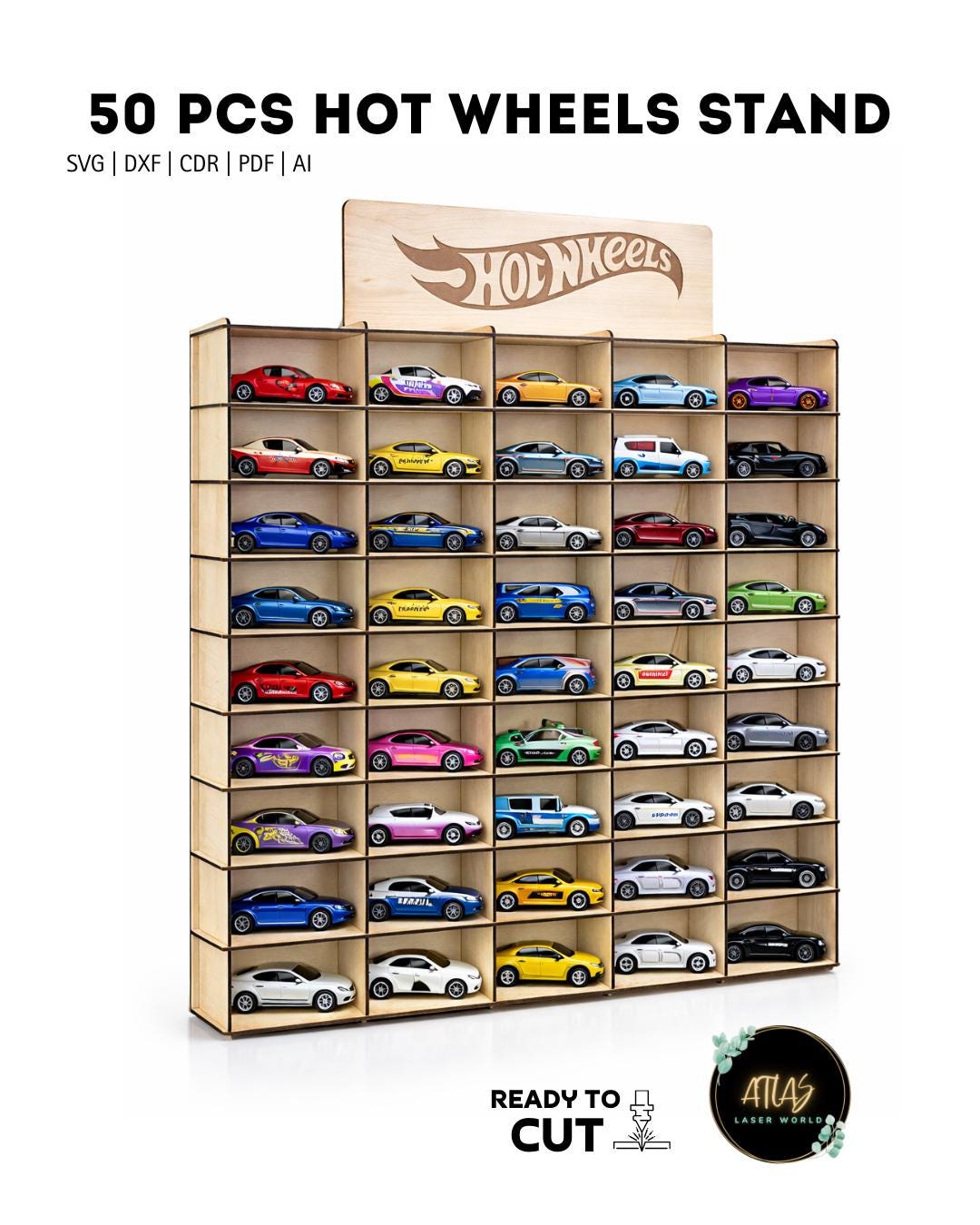 Hot wheels wall display - Etsy 日本