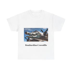 Bombardino Crocodilo Shirt. Italian Brainrot meme
