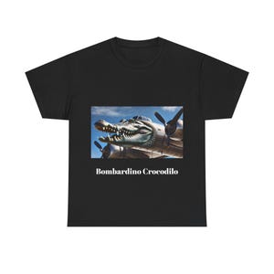 Bombardino Crocodilo Shirt. Italian Brainrot meme