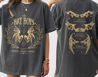 The Bat Boys Double Side Sweatshirt, Acotar Velaris Shirt, Bat Boys Tees, Bat Boy Club Shirt, A Court of Thorn, Cassian general comander BP