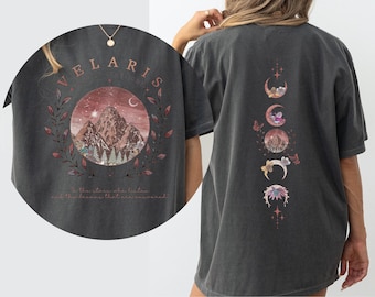 Velaris City Of Starlight Two-Sided Shirt,  SJM Merch Shirt, The Night Court, Acotar Velaris TShirt, Court of Dreams, Velaris Bookish, LT171