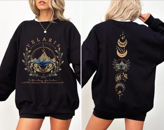 Velaris City Of Starlight Sweatshirt, Tog,  The Night Court, SJM Merch Sweater, Acotar Velaris Sweatshirt Court of Dreams Velaris Bookish BP