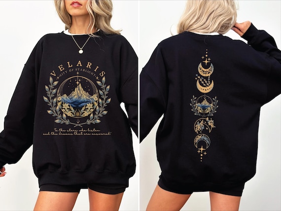Velaris City Of Starlight Sweatshirt, Tog,  The Night Court, SJM Merch Sweater, Acotar Velaris Sweatshirt Court of Dreams Velaris Bookish BP