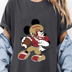 All Football teams AVAILABLE, Disney football inspired Mickey Mouse Tshirt, men, women, kids, toddlers Custom Football shirt, Disney tee