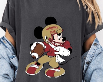 All Football teams AVAILABLE, Disney football inspired Mickey Mouse Tshirt, men, women, kids, toddlers Custom Football shirt, Disney tee