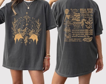 Comfort Colors Velaris City Of Starlight, The Night Court TShirt, SJM Merch Shirt, Acotar Velaris Tee, Velaris Bookish,Two-Sided Shirt
