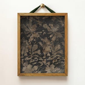 Neutral Abstract Floral Pattern, Vintage Textile Art Print, Botanical Japanese Wall Art, Printable Digital Antique Artwork #M61