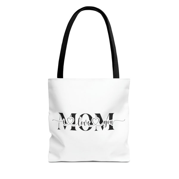 Tote Bag AOP, Gift Mother's Day ,gift for Mom,I Love You Mom ,Birthday Gift Mom, may,gift for mother's day,Mom Love Gift