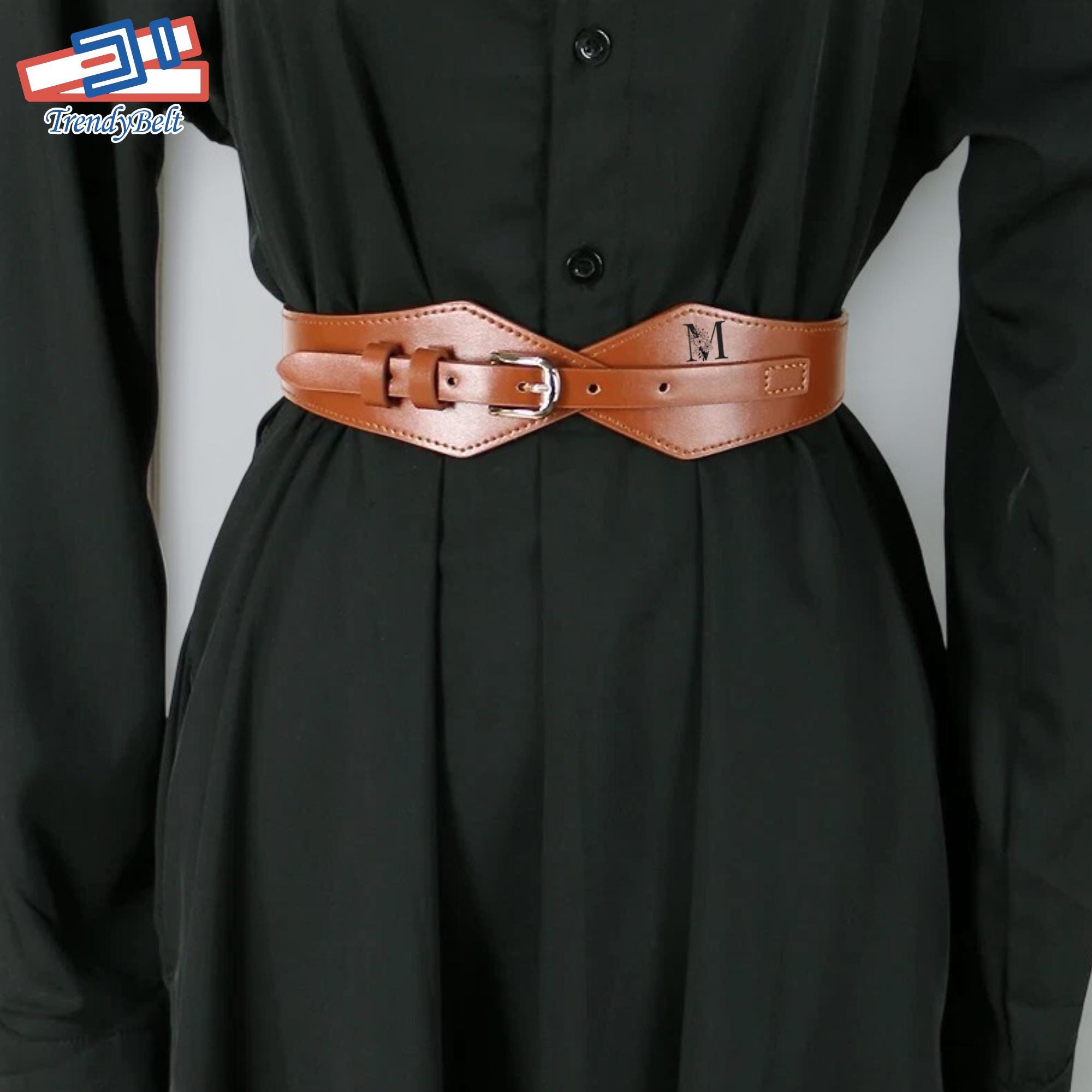 Western Statement Belt With Elastic Side. NWT TWRHLL by Christie Brinkley Western Belt | HSN main image 4