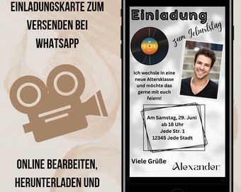 digital invitation | digital invitation WhatsApp | birthday invitation | WhatsApp invitation | digital birthday invitation | digital invitation