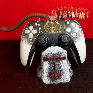 Support pour manettes PS4/PS5 et Xbox Bloodborne avec scie de chasse aux bêtes