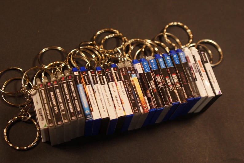 Resident Evil Game Keychains - Etsy