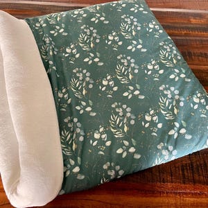 Dog cuddle bag - various designs. Cotton/fleece. Dog pillow, dog bed, dog cave, dog basket, dog blanket, dog sleeping bag