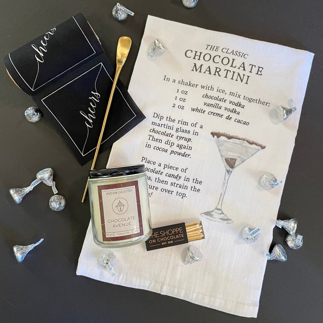Hershey Chocolate Martini Gift Box Free Shipping Etsy
