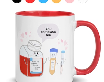 Tasse drôle de science de biologie, cadeau mignon de technique de laboratoire de culture de cellules de tissu, immunologie, scientifique de vie, chercheur de STIM, professeur de sciences, 11 oz