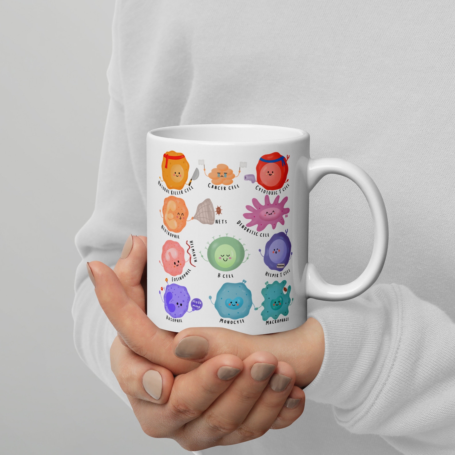White Blood Cell Mug Immune Cell Mug