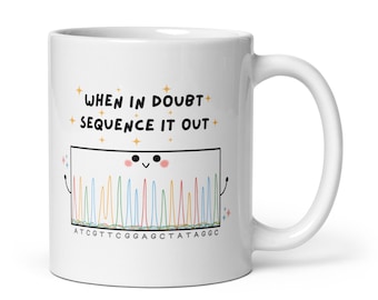 Taza Técnica de biología molecular Ciencia Genética Bioinformática Bioquímica Microbiología Laboratorio Vida Científico Investigador STEM Regalo