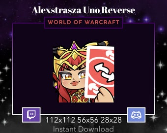 Warcraft, WoW, Alexstrasza,Emote, Twitch, Discord, Stream, Dragon Queen, Uno Reverse, No U, Funny, Meme, Revenge,